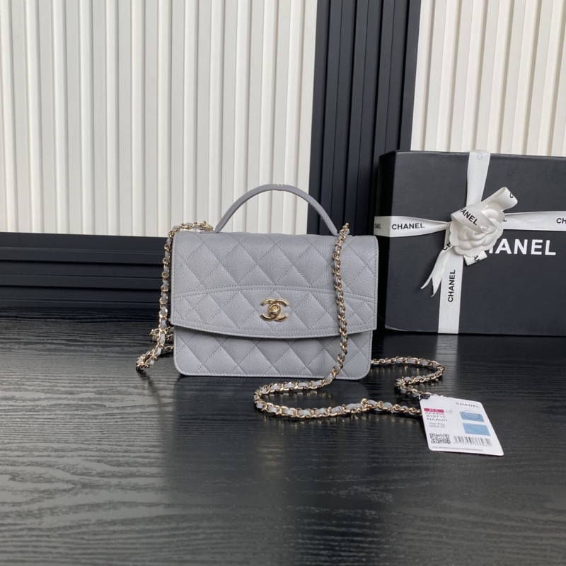 Ch*el top handle bags